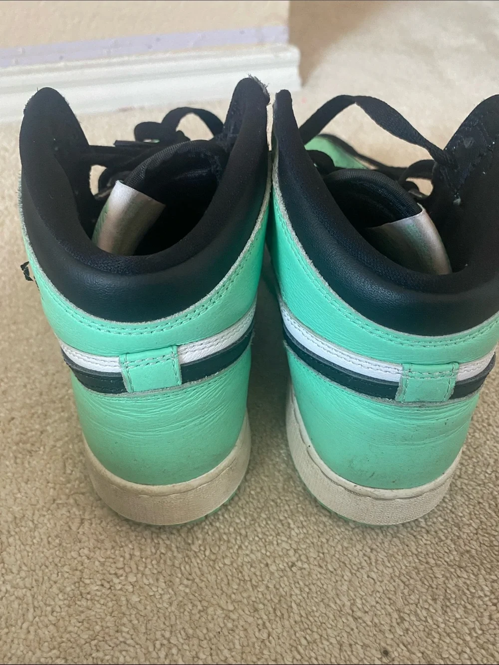 Jordan Kids High-Top Sneakers - Mint/Black/White